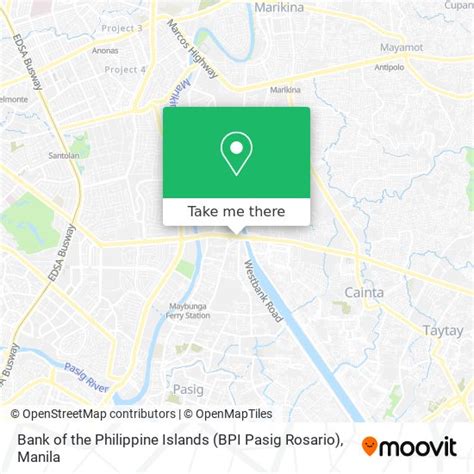 How to get from Pasig City to Rosario by bus, train, taxi or car.